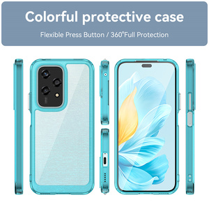 Étui <span class=keywords><strong>de</strong></span> téléphone en acrylique transparent + TPU antichoc, protection à 360 degrés pour <span class=keywords><strong>Honor</strong></span> 200 Pro/200 Lite/200 - Product Image 2