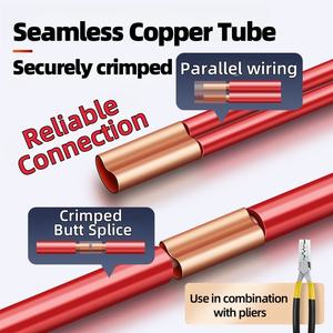 CNXI série GT-G T2 bornes à sertir en cuivre pur cosses de câble bout à bout fil rapide passant par le tube utilisation automobile tuyau de raccordement - Product Image 3