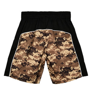 Pantalones Cortos de Baloncesto de Camuflaje para Hombre, con Franja Lateral, Cintura Elástica, Transpirables, de Poliéster Tejido, Estilo Casual - Product Image 2