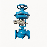 Vanne de régulation pneumatique pour GPL avec positionneur électronique et joint en PTFE, auto-régulatrice, mini, compacte, de précision, intelligente