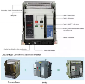 โรงงาน<span class=keywords><strong>ราคา</strong></span> DW45 2000A 3200A อัจฉริยะ Universal Fixed Type และ Draw - out ประเภท ACB Air Circuit Breaker 3 - เสาหรือ 4 - pole - Product Image 2