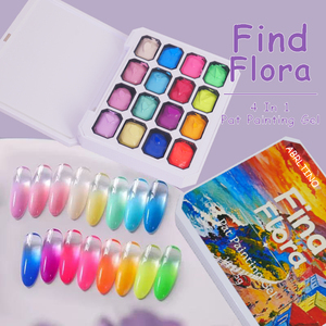 สีเจลเพ้นท์เล็บแบบฟองน้ำ 16 สี สำหรับทำเล็บแบบเฟรนช์ เกรเดียนท์ บลัช บลูมมิ่ง  งาน DIY  ลายศิลปะ  ได้รับการรับรองฮาลาล - Product Image 3