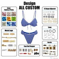 Nieuwe Designer Halter & Veter Bikini 'S Vrouw Badpakken Bikini Vrouwen Badmode
