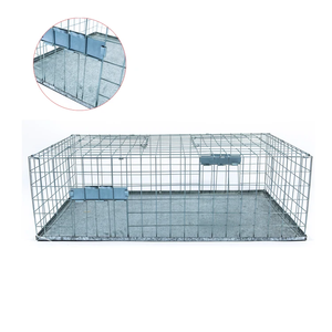 <span class=keywords><strong>Cage</strong></span> de piège à animaux pour oiseaux en fil métallique pliable robuste filet de chasse sans cruauté pour la lutte antiparasitaire au <span class=keywords><strong>sanglier</strong></span> Pigeon - Product Image 3