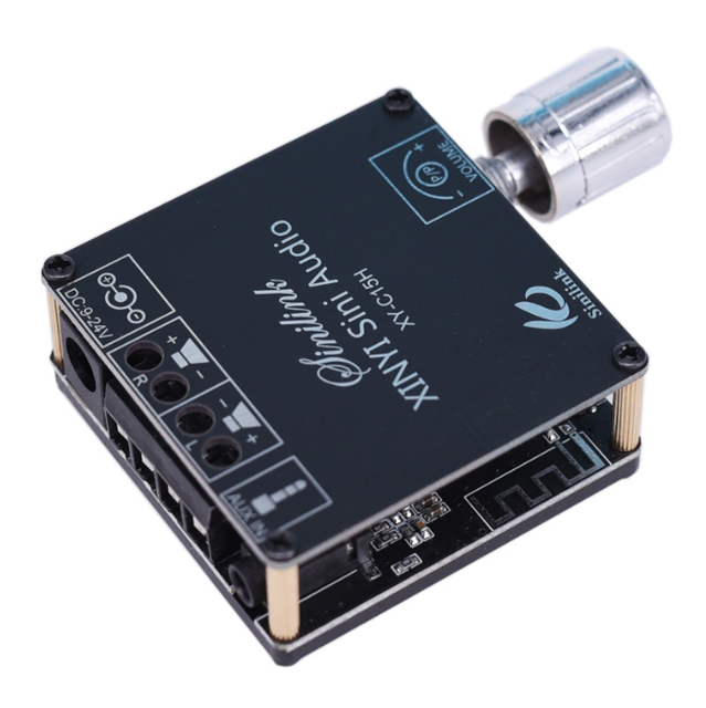 100W Stereo Blue tooth Digital Amplifier Board Dual Channel Infinitely Tunable MP3 Decoding USB External Sound Card