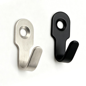 Stainless Steel Single <b>Hook</b> Wall Mounted Coat <b>Hook</b> For Home <b>Kitchen</b> Bathroom Use - Product Image 1