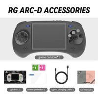 Console de jeu portable RG ARC-D 4 ''écran tactile Linux Android 11 double système lecteur vidéo Console de jeux WIFI sans fil