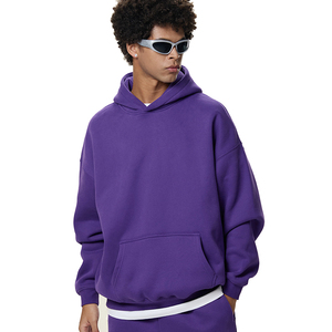 Sweat à capuche en molleton surdimensionné <span class=keywords><strong>vintage</strong></span> pour homme, style américain, avec cordon de serrage, 350G, pour l'hiver, marque Tide, taille XL, transfrontalier - Product Image 2