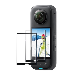 Precio al por mayor 2 uds pegatinas de película protectora para Insta360 X3 PULUZCurved HD película de pantalla accesorios protectores - Product Image 1