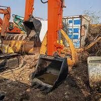 Offre Spéciale : Excavatrice sur pneus d'occasion Doosan DH140w-7/DH150-7 de 14 tonnes, moteur EPA CE, godet de 0,8 m, puissance de 98,4 kW, attache rapide, pour travaux routiers