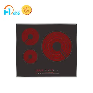 H-Một Thông Minh 3 Burner Ceramic HOB Lập Trình Được Xây Dựng Trong HOB Bếp Hàng Đầu Với Tuya Ứng Dụng Điều Khiển 8330-255 - Product Image 1