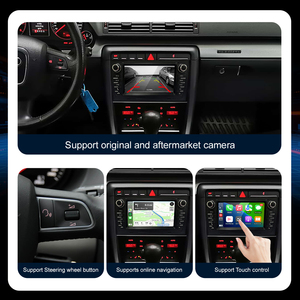 Radio Multimedia para Auto con CarPlay y Android Auto Inalámbrico de 7 Pulgadas para <span class=keywords><strong>Audi</strong></span> <span class=keywords><strong>A3</strong></span> <span class=keywords><strong>8P</strong></span> 2003-2012, Unidad Principal de Audio para Auto 2DIN con Navegación GPS - Product Image 5
