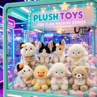 Meilleures ventes : Peluches mélangées de 8 pouces pour machine à griffes, en gros, durables, pour les prix et cadeaux des jeux de griffes et la revente