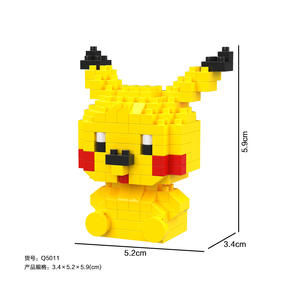 Serie per bambini di piccoli blocchi di particelle Puzzle assemblati cartoni animati giocattoli per uomini e donne sono compatibili. - Product Image 5