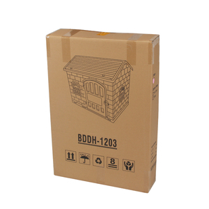 Riesige Hundehütte High Quality Indoor Kunststoff Hundehütte Große Outdoor Haustier häuser & Möbel Grün Festes Muster für Kleintiere - Product Image 6