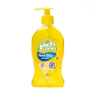 Savon pour les mains au citron 350ml Anti bactérien en gros lavage des mains Go Green nettoyant et savon désinfectant