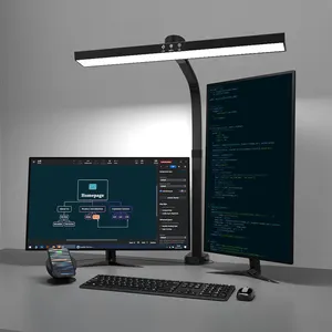 Lampe de bureau à LED pour Piano, lampe de Table Flexible avec pince de Base Interchangeable 24W lampes de bureau d'architecte