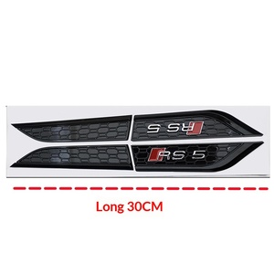 Emblemas Laterales Personalizados para Guardabarros S5/RS5, Decoración Exterior y Calcomanías de Carrocería ABS Black Warrior para Audi A5 - Product Image 2