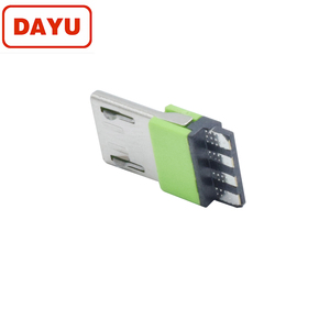 Connecteurs <span class=keywords><strong>Jack</strong></span> mâle V8 <span class=keywords><strong>à</strong></span> Triple verrouillage, 4 broches, <span class=keywords><strong>Micro</strong></span> USB, <span class=keywords><strong>à</strong></span> <span class=keywords><strong>souder</strong></span> pour Kit de câbles USB, 100 pièces - Product Image 2