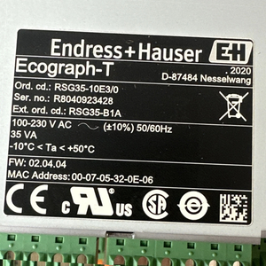 Endress Hauser Ecograph T RSG35 Data Manager พร้อมอินพุตแบบอนาล็อก 12 ช่อง และดิจิตอล 6 ช่อง หน้าจอ TFT 5.7 นิ้ว รองรับ OEM สำหรับการใช้งานที่ได้รับการรับรอง - Product Image 3