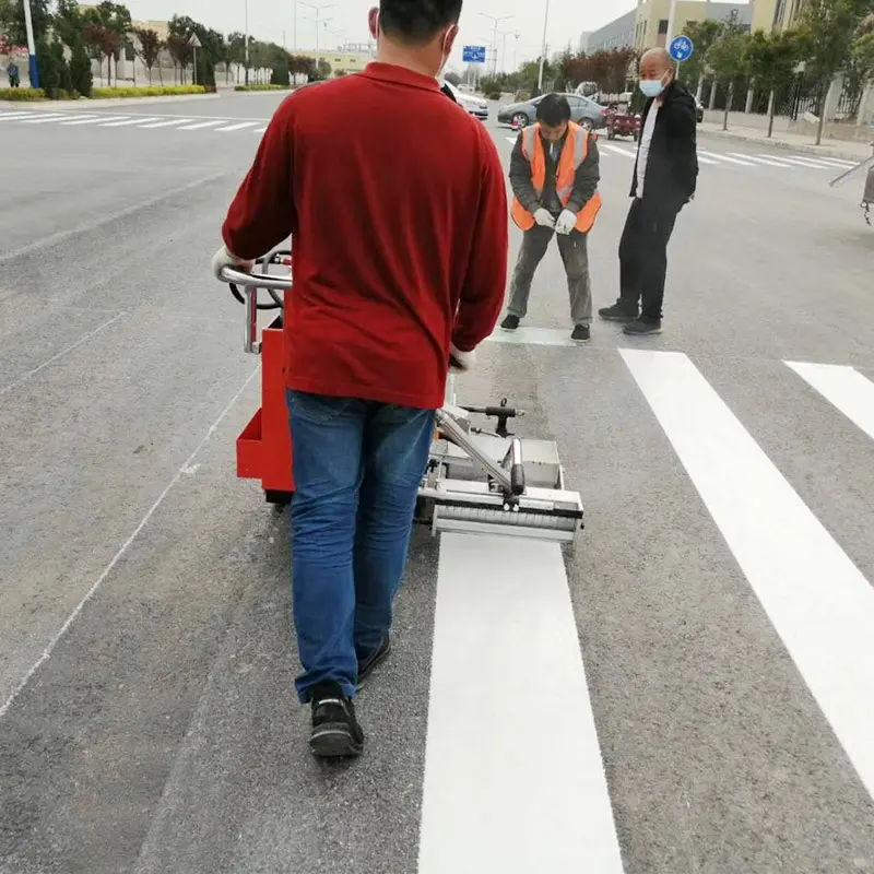 Küçük otomatik termoplastik yol çizgi işaretleme boya makinesi