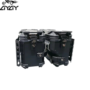 Sacoche latérale de moto en aluminium 38L, accessoires de bagages, boîte latérale pour moto, échappement de moto - Product Image 3