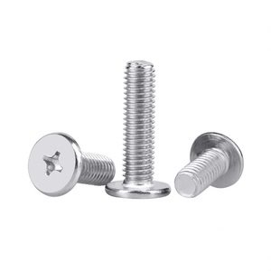 M1 M1.2 M1.4 M1.6 M2 M2.5 M3 M4 304 thép không gỉ chéo Phillips siêu mỏng siêu thấp Đầu phẳng Vít Máy - Product Image 1