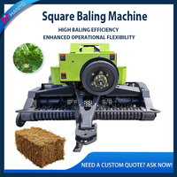 Nouveau modèle de presse à balles automatique à haute densité montée sur tracteur pour la production de fourrage d'alfalfa et de maïs en Chine