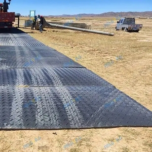 PE tạm thời đường mat mặt đất bảo vệ thảm Interlock HDPE Composite <span class=keywords><strong>Dura</strong></span> cơ sở - Product Image 4