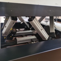 Plataforma de movimiento 6dof para simulador de vuelo, brazo robótico 6dof