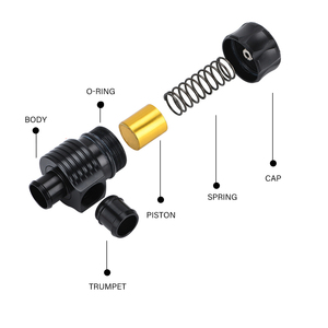 Universal 25mm Turbo desviador Dump 1,8 T válvula de descarga con bocina para <span class=keywords><strong>AUDI</strong></span> A3 S3 A4 A6 A8 S4 <span class=keywords><strong>TT</strong></span> 1,8 20V TURBO BOV008 - Product Image 2