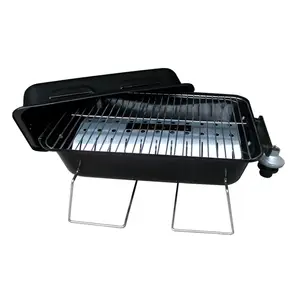 Mini campeggio gas outdoor BBQ grill pieghevole portatile in acciaio piccolo barbecue a carbone heavy duty traveller expert valve stufa