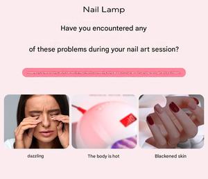 Wholesale Portable UV LED Nail <b>Lamp</b> Rechargeable Dryer <b>Wireless</b> Gel Nails Art Light USB Timer Tool - Product Image 2