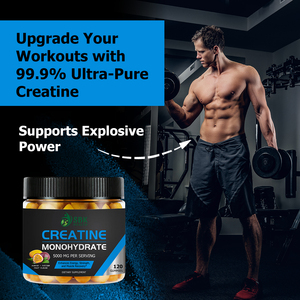 High Quality Pre Workout Creatine Gummies Enhance Focus Concentration Energy Booster Gummies Sport Healthcare <b>Supplement</b> - Product Image 3