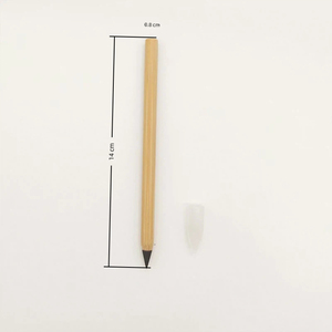Venta al por Mayor de Lápices Eternos de Bambú con Logotipo Personalizado, Sin Necesidad de Sacapuntas, Ecológicos, Impresión UV Negra, Regalo para Oficina y Escuela - Product Image 5