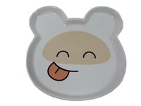 Assiettes en céramique personnalisées mignonnes pour enfants, assiettes à salade, à beurre, à pain, faites à la main, durables, cadeau