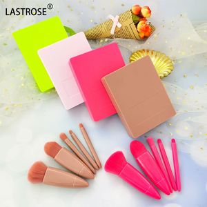 Juego de Brochas de Maquillaje de 11 Piezas, Brochas Cosméticas Premium para Base, Rubor, Corrector, Sombra de Ojos, Cejas, Iluminador, Brochas de Maquillaje Rosas - Product Image 5