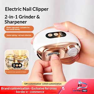 เครื่องตัดเล็บไฟฟ้า 2026, เครื่องตัดและขัดเล็บ 2-in-1 แบบชาร์จ USB ได้ 3 ระดับความเร็ว, ของขวัญสำหรับเด็กชายและเด็กหญิง - Product Image 2
