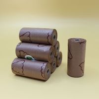 Sacs à déjections pour chiens et chats biodégradables, imperméables, mignons, épais, pour l'extérieur, vente en gros