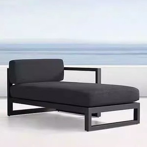 Outdoor Sofa and Coffee Table Set for Courtyards and Villas; Waterproof and Sun-Resistant Aluminum Leisure <b>Chairs</b> for Sales - Product Image 6