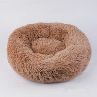 Coussin pour animaux de compagnie amovible et tendance, doux, lavable, en peluche, rembourré de coton, lit pour chat S 40x40cm