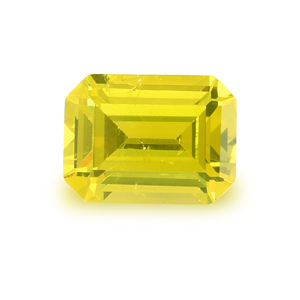 CADERMAY Yellow Yttrium Aluminum Garnet Emerald Cut Loose Stone For Jewelry Making - Product Image 4