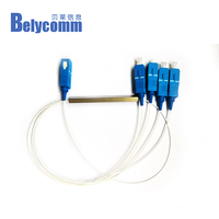 Composant PLC de séparateur optique 900um SC/UPC avec produit de diode laser à diode laser à rapport 1:8