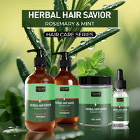 Shampooing 2-en-1 Rafraîchissant Menthe et Romarin Anti-Pelliculaire et Séborégulateur pour Cheveux Gras et Fragiles – Nettoyage en Profondeur du Cuir Chevelu, Fortifiant et Lissant
