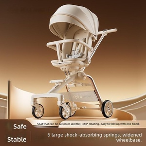 Passeggino Leggero Pieghevole in Lega di Alluminio, Carrozzina di Lusso Bidirezionale Portatile per Bambini da 0 a 3 Anni - Product Image 2