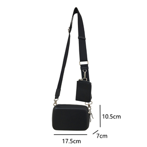 Sac bandoulière carré en cuir Saffiano gaufré de créateur pour <span class=keywords><strong>homme</strong></span> – <span class=keywords><strong>Mini</strong></span> sac messager décontracté à porter à l'épaule, style tendance - Product Image 6
