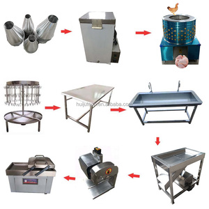 Vente chaude Machine à plumer automatique pour poulet <span class=keywords><strong>Prix</strong></span> bas Ligne d'abattage de poulet HJ-50A - Product Image 6