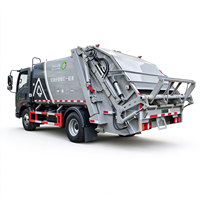 Camion Compacteur à Ordures SINOTRUK HOWO 4X2 Direct Usine, 8-16CBM, Chargeur Arrière, Camion de Collecte des Déchets, LHD/RHD en Option