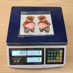 2 pegatinas 3D de Shiba Inu, lindas, color naranja, para ropa, gorditas, de TPR, autoadhesivas - Product Image 6