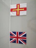 Guirlande de drapeaux personnalisée, mini drapeaux en tissu polyester, guirlande de drapeaux italiens